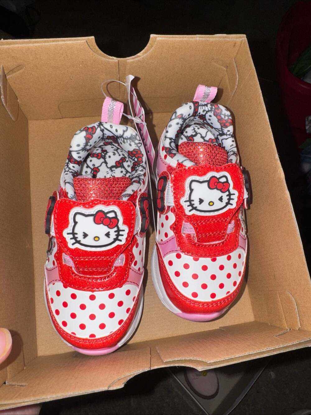 New with tags hello Kitty light up shoes,